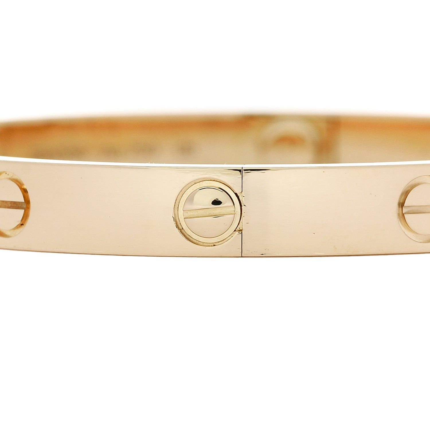 Cartier 18K Yellow Gold LOVE Bracelet 17 4 of 9