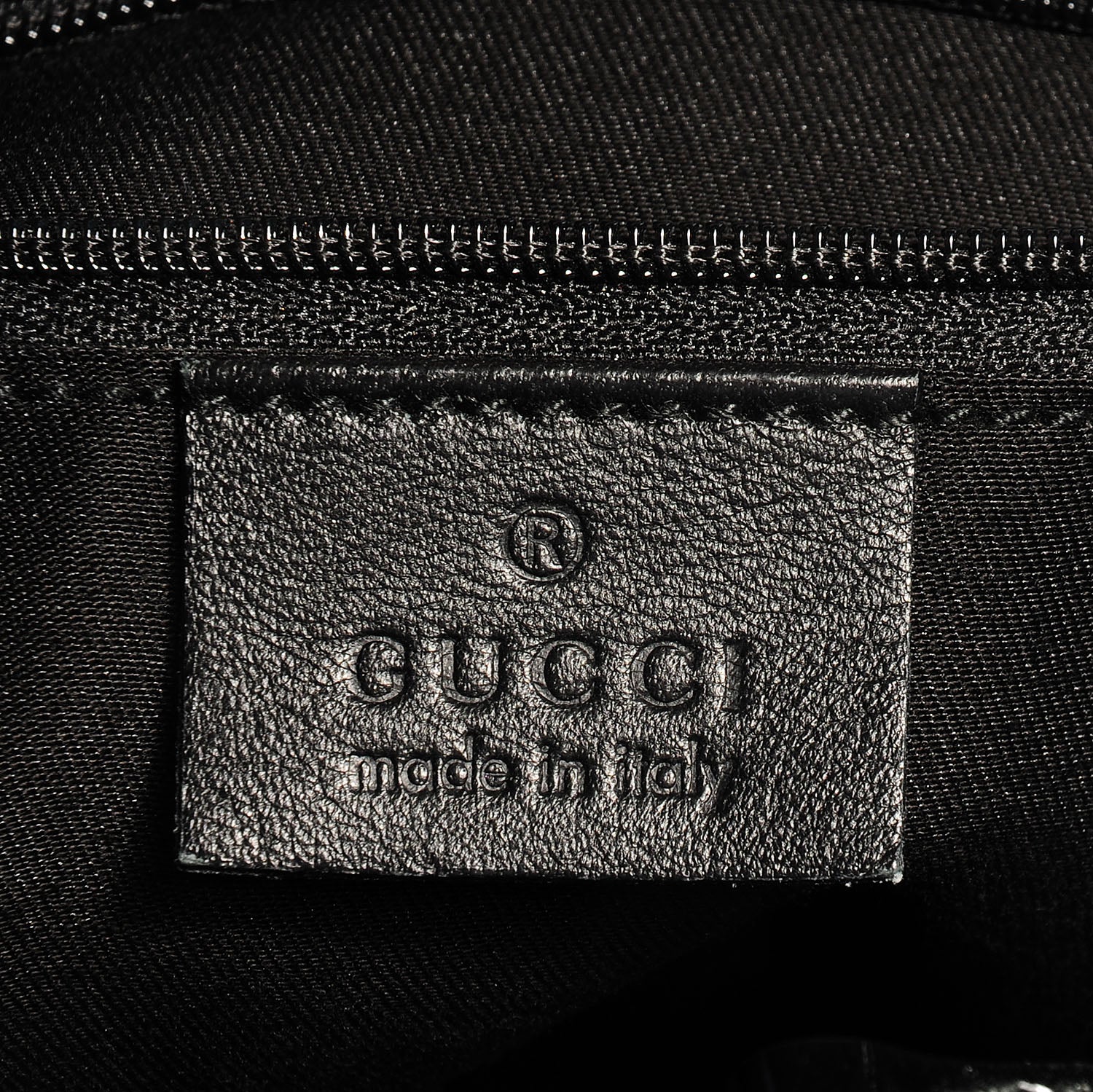 Gucci Patent D Gold Large Shoulder Bag Black 6 of 7