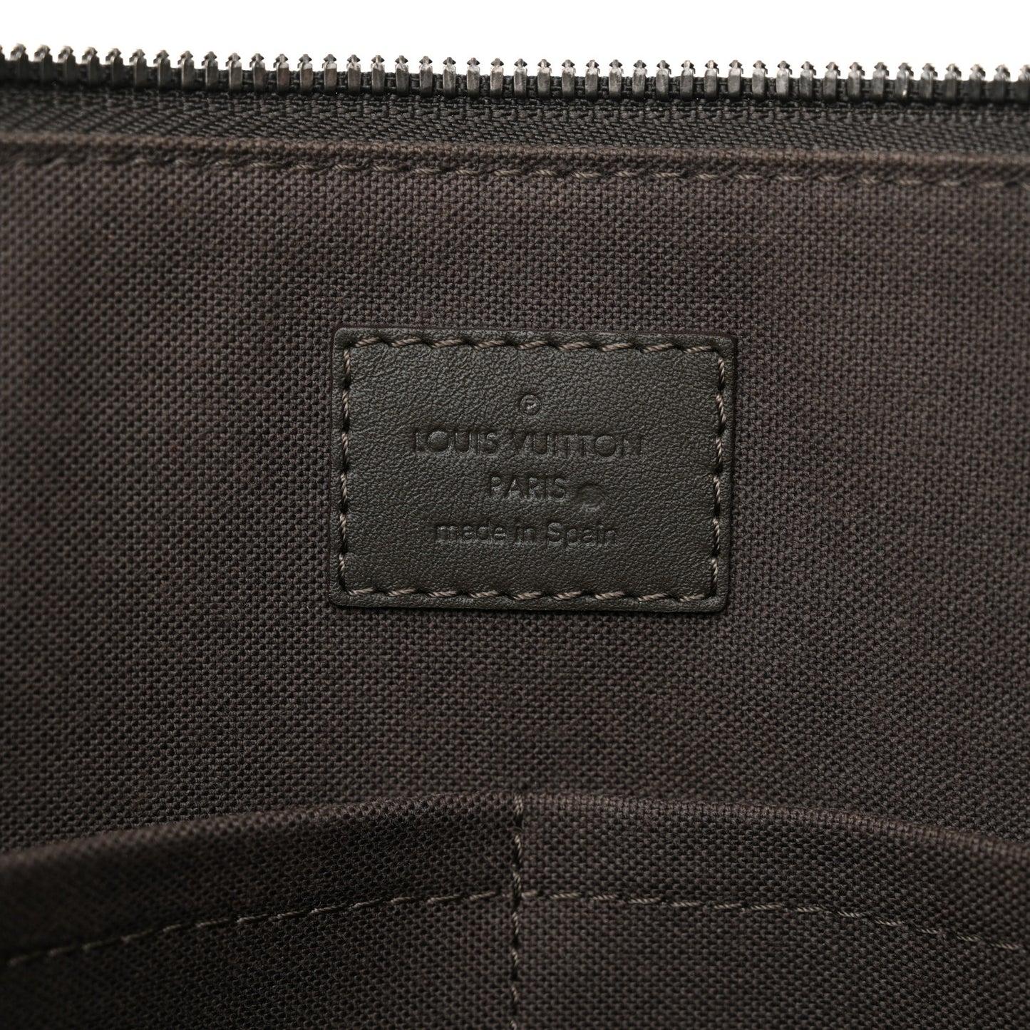 Damier Infini Porte-Documents Jour Granit
