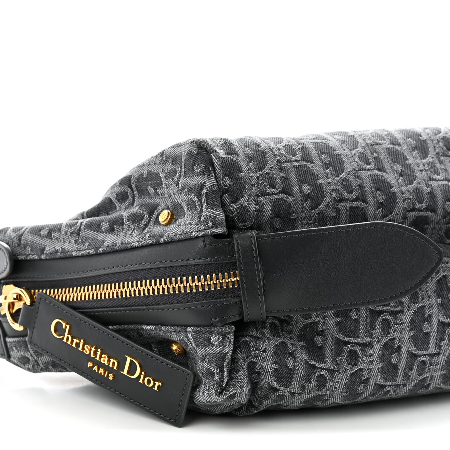 Oblique Denim Small D-Journey Bag Grey