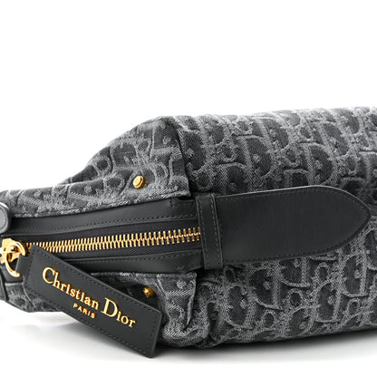 Christian Dior Oblique Denim Small D-Journey Bag Grey 9 of 10