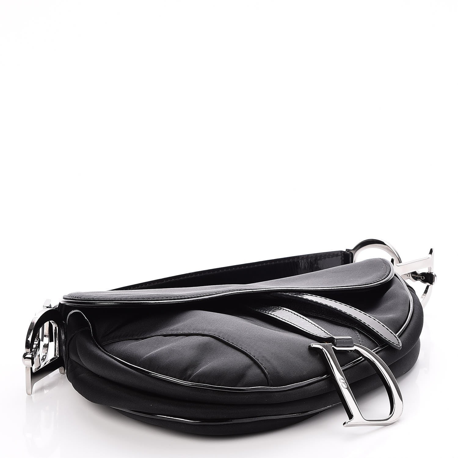 Christian Dior Nylon Saddle Bag Black 4 of 6