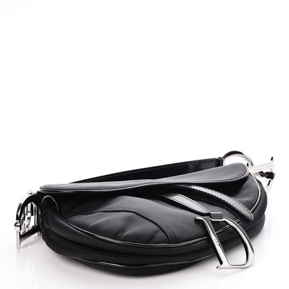Christian Dior Nylon Saddle Bag Black 4 of 6
