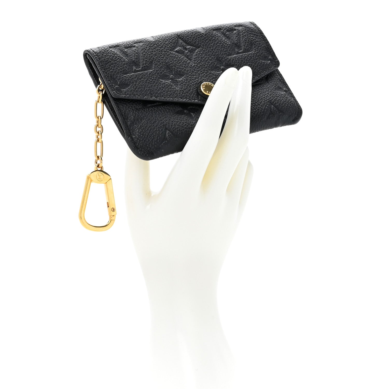 Louis Vuitton Empreinte Key Pouch Black 2 of 7