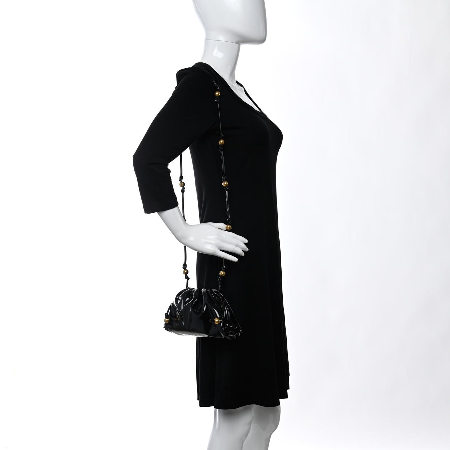 Brushed Calfskin The Mini Pouch Black