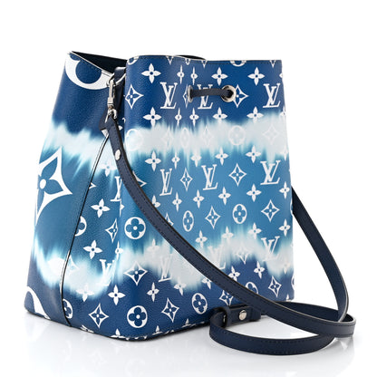 Louis Vuitton Monogram Escale Neonoe MM Blue 3 of 10