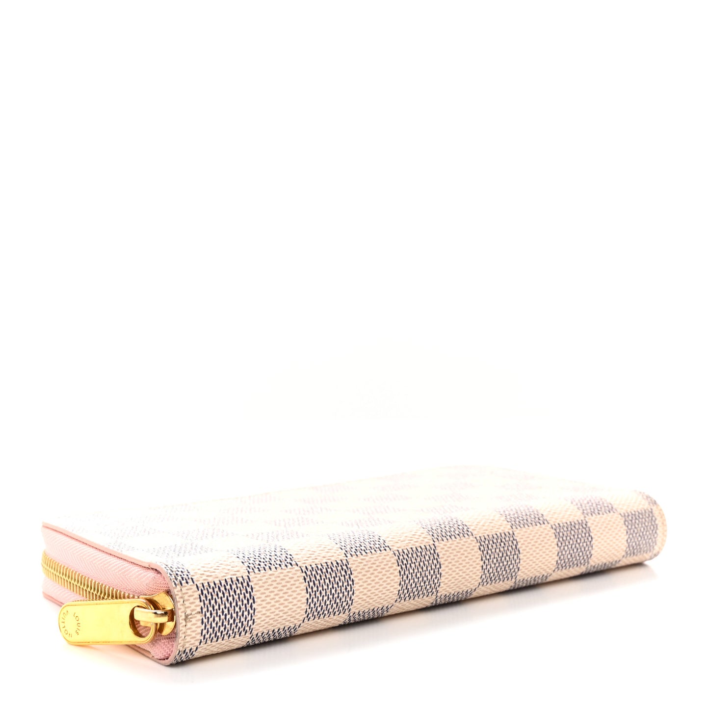 Damier Azur Zippy Wallet Rose Ballerine