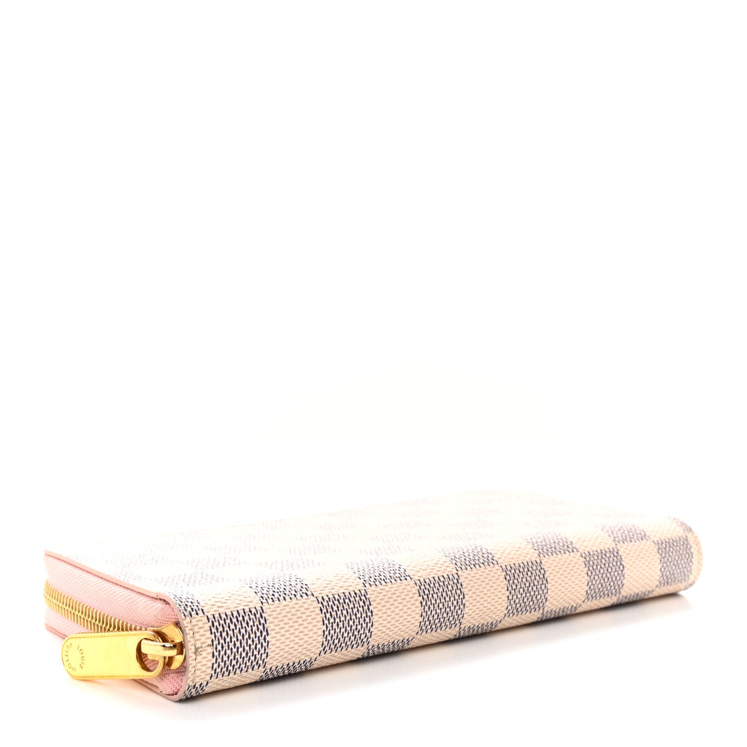 Louis Vuitton Damier Azur Zippy Wallet Rose Ballerine 4 of 6