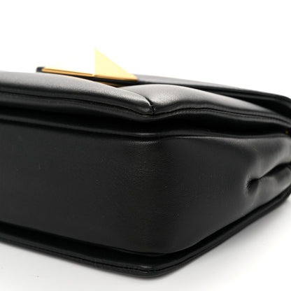 Valentino Garavani Nappa One Stud Chain Clutch Black 9 of 10