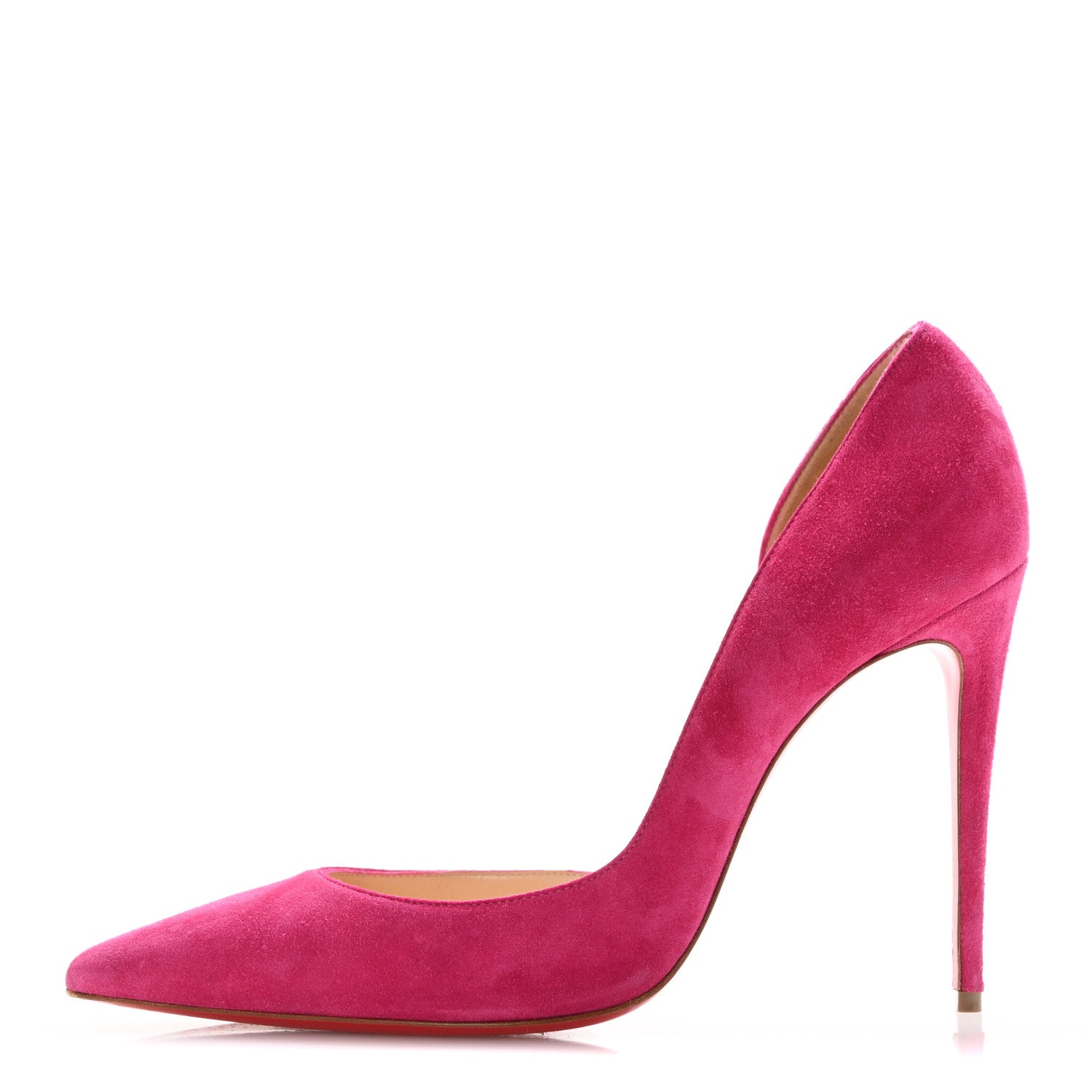 Christian Louboutin Veau Velour Iriza 100 Pumps 40 Rosa 1 of 13