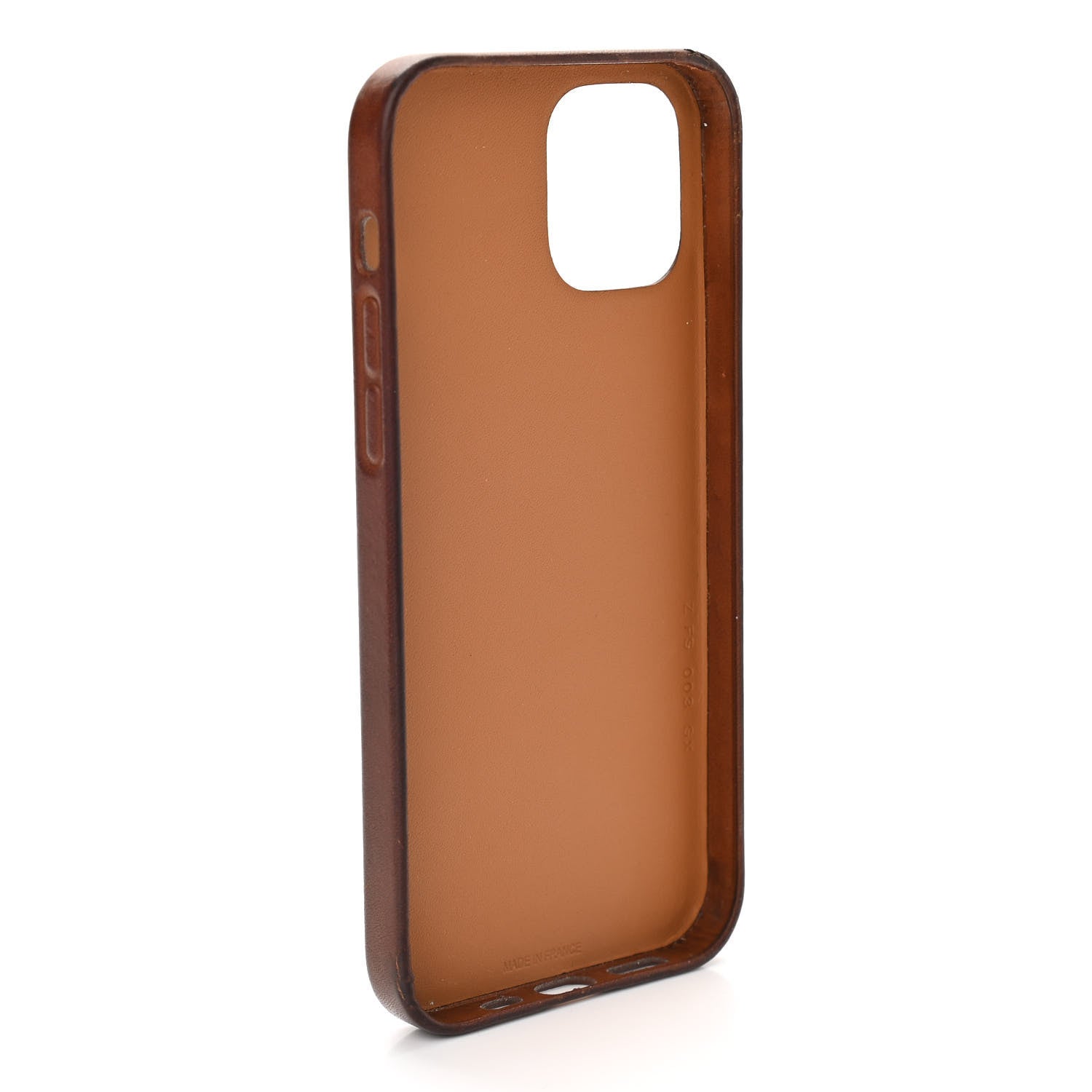 Hermes Barenia Bolduc iPhone 12/12 Pro Case Fauve 1054879