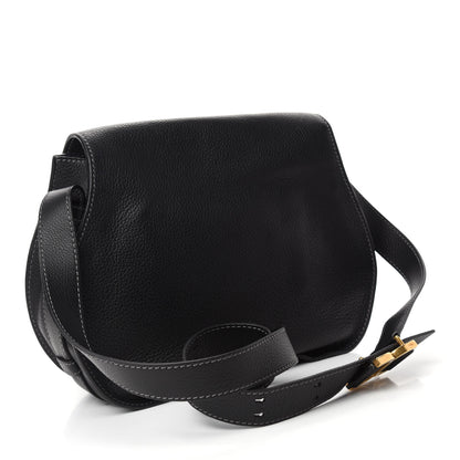 Chloe Calfskin Medium Marcie Round Crossbody Bag Black 3 of 10