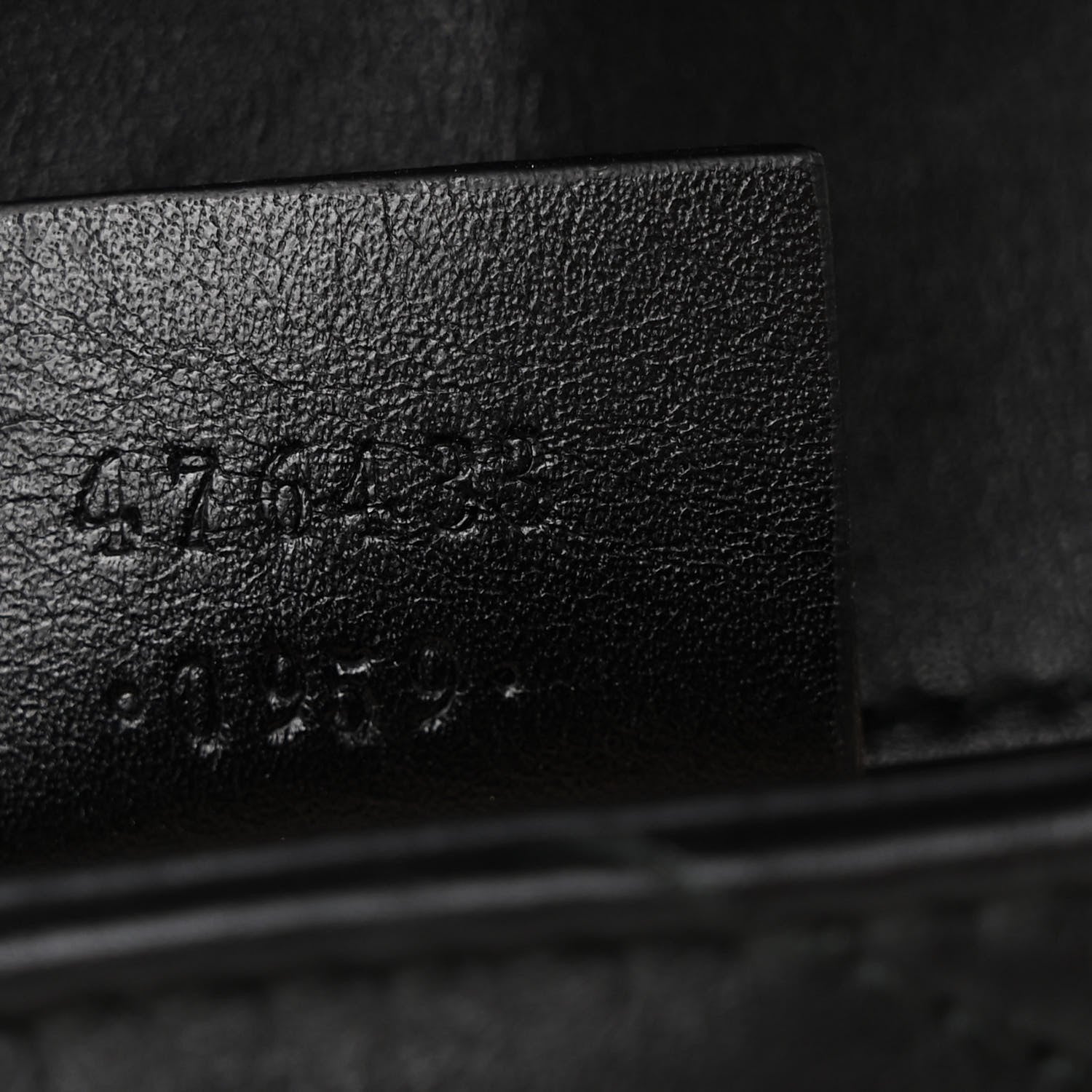 Gucci Calfskin Matelasse Super Mini GG Marmont Shoulder Bag Black 7 of 12