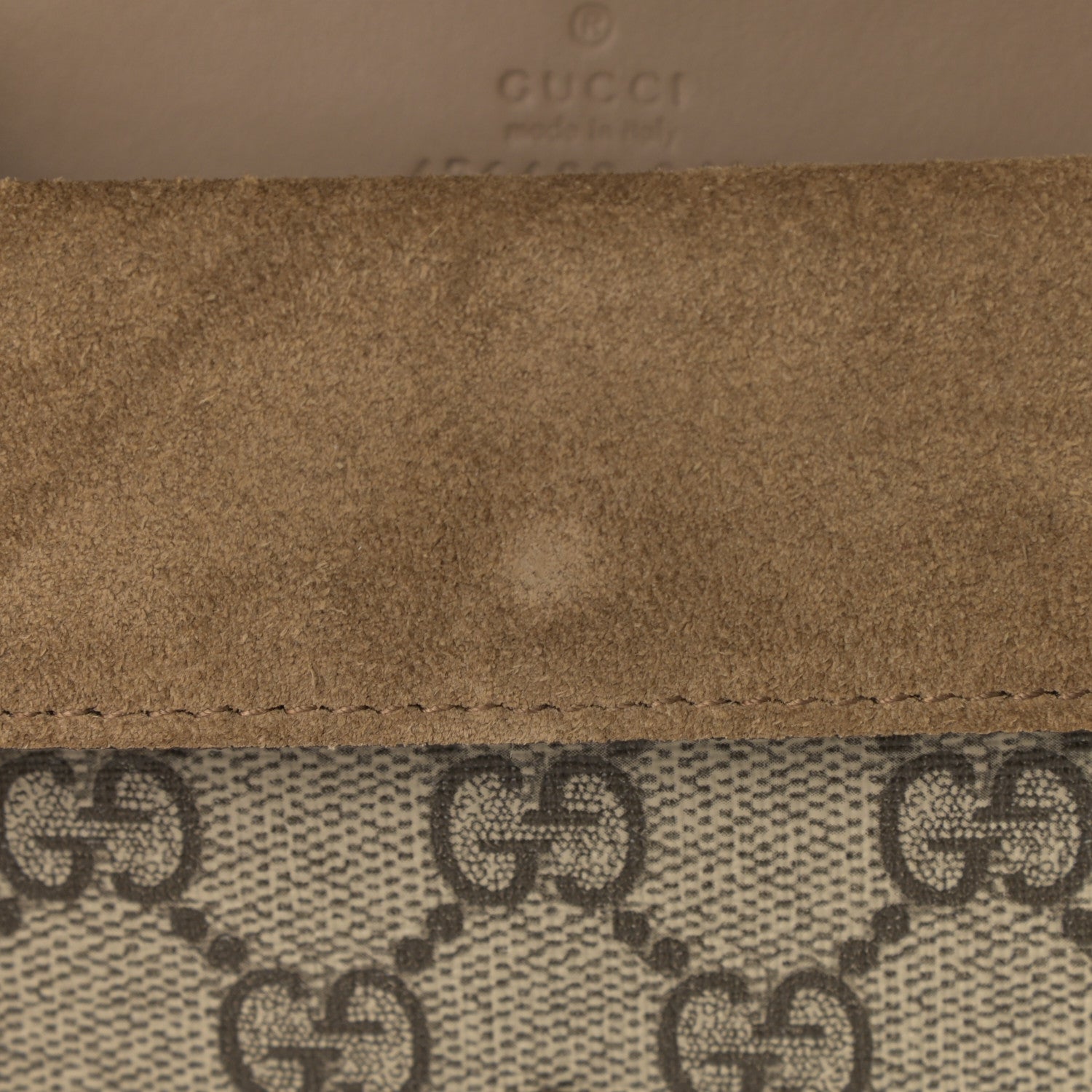Gucci GG Supreme Monogram Super Mini Dionysus Shoulder Bag Taupe 7 of 11