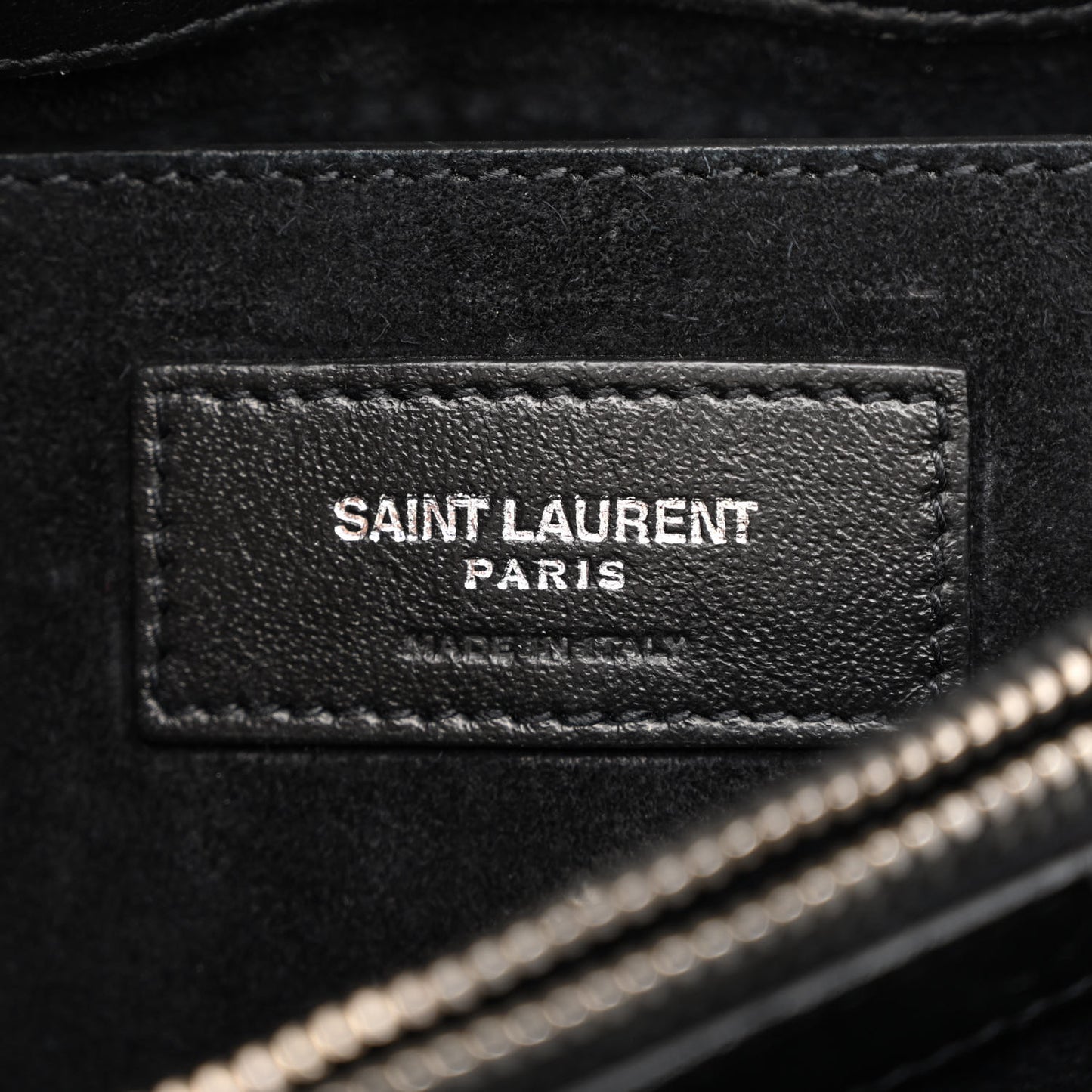 Metallic Calfskin Y Quilted Monogram Small Loulou Chain Satchel Acciaio