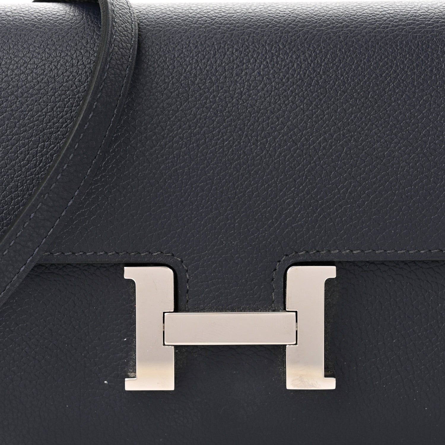 Hermes Evercolor Constance Wallet To Go Bleu Nuit 7 of 10