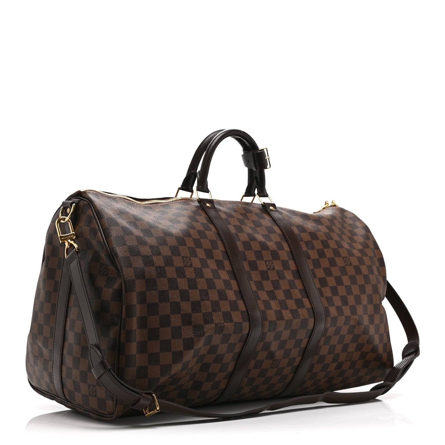 Louis Vuitton Damier Ebene Keepall Bandouliere 55 2 of 9