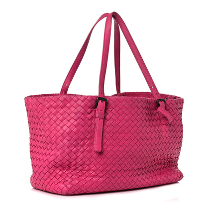 Bottega Veneta Nappa Intrecciato Large Seamless Tote Fuchsia 2 of 27