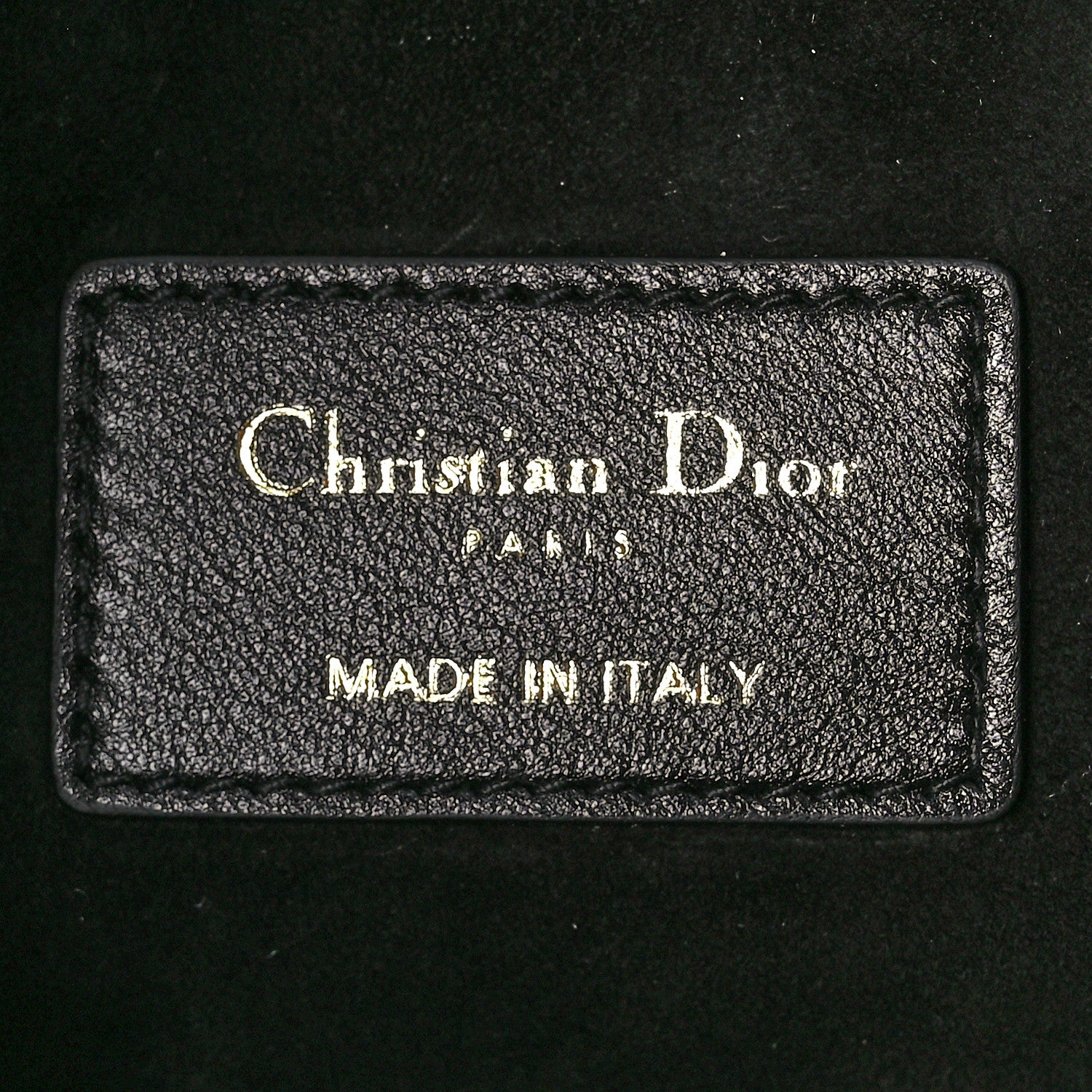 Christian Dior Calfskin Archicannage Medium Essential Tote Black 6 of 11