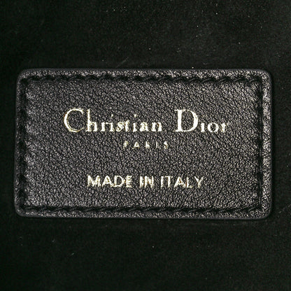 Christian Dior Calfskin Archicannage Medium Essential Tote Black 6 of 11