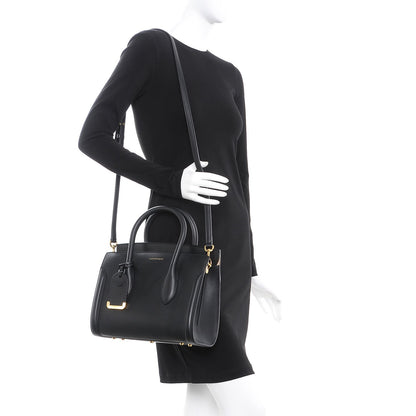 Alexander McQueen Sweet Calfskin Small Heroine 30 Black 2 of 9