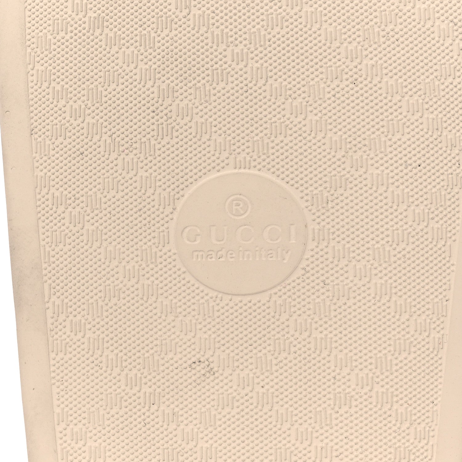 Gucci Microguccissima Mens Slide Sandals 11 Ivory 6 of 12