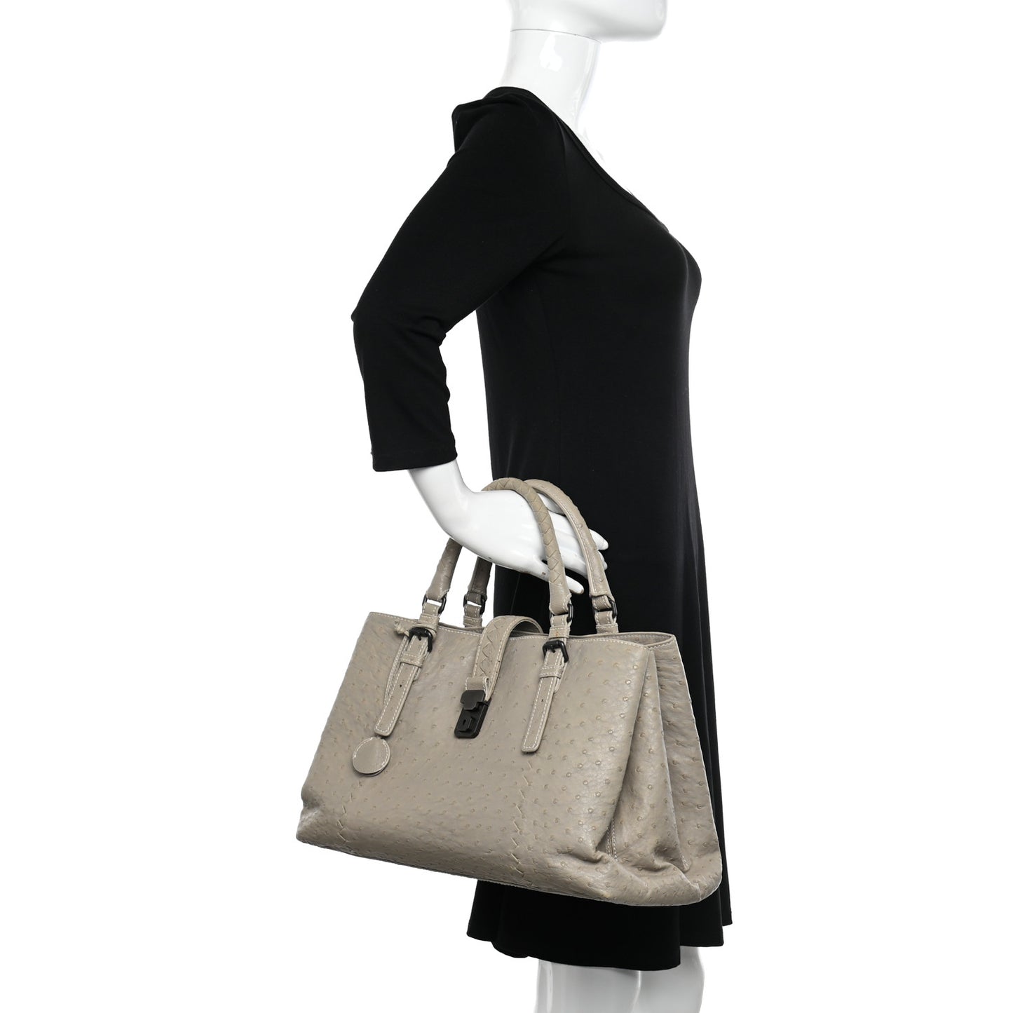 Ostrich Medium Roma Tote