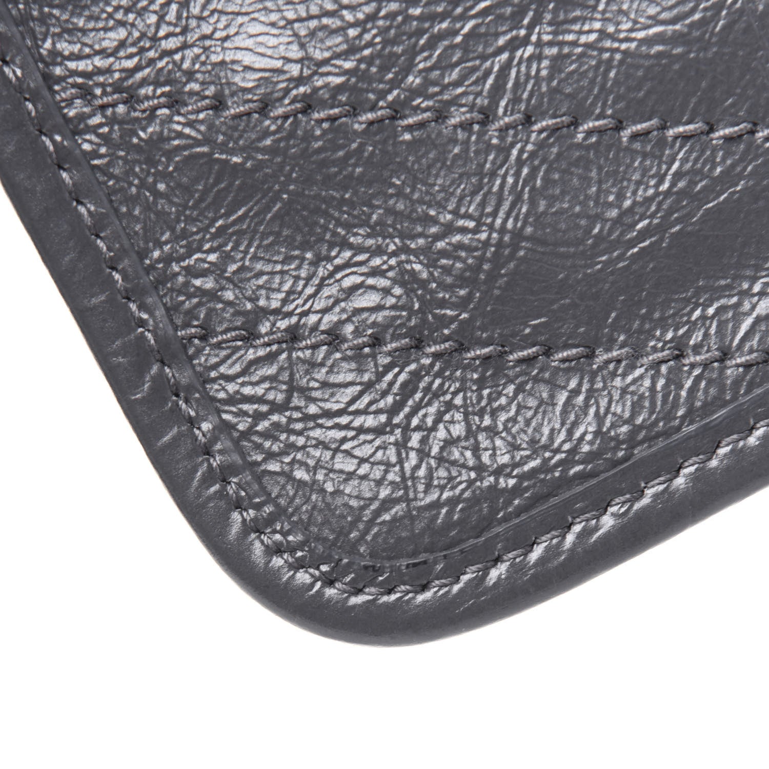 Saint Laurent Crinkled Calfskin Matelasse Monogram Niki Bill Pouch Storm 10 of 13