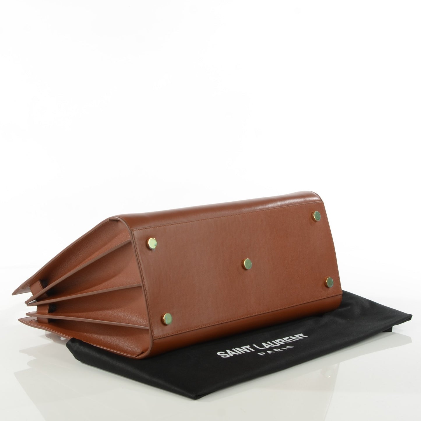 Calfskin Large Sac De Jour Carryall Cognac