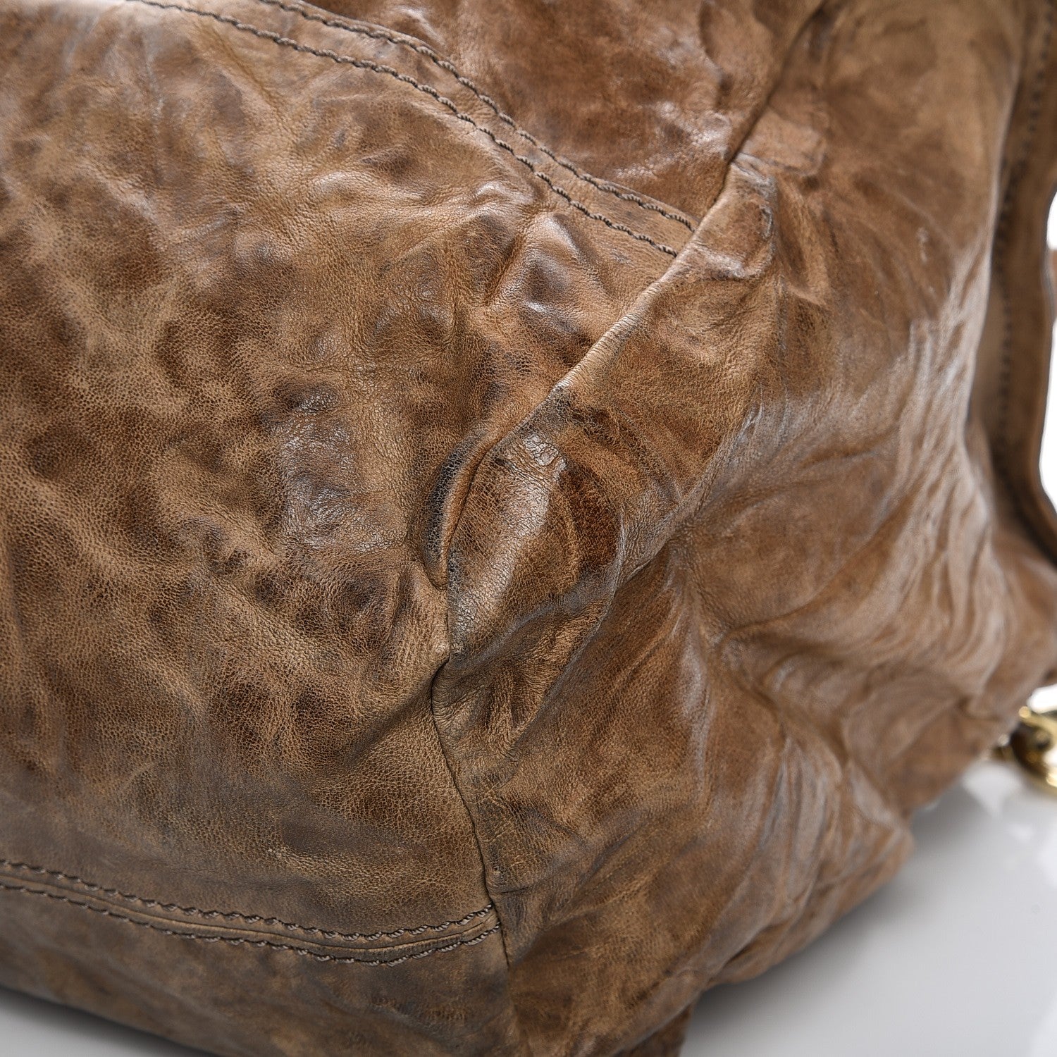Givenchy Tumbled Sheepskin Large Pandora Brown 13 of 16