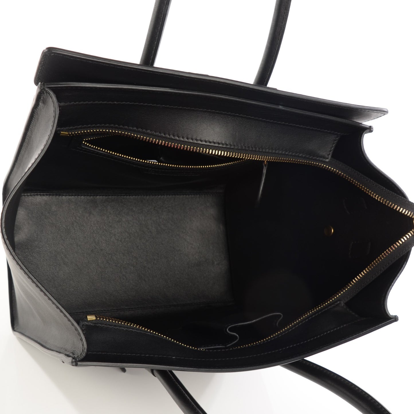 Smooth Calfskin Mini Luggage Black