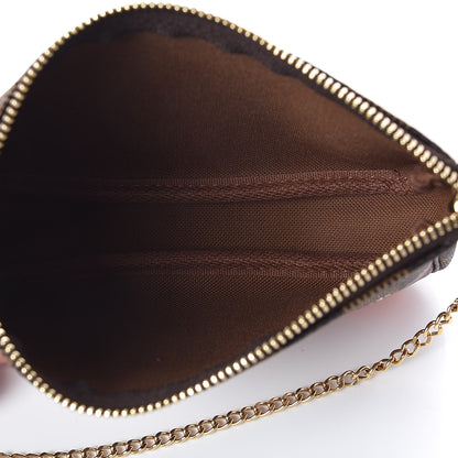 Louis Vuitton Damier Ebene 2015 Christmas Animation Mini Pochette Accessories 6 of 8