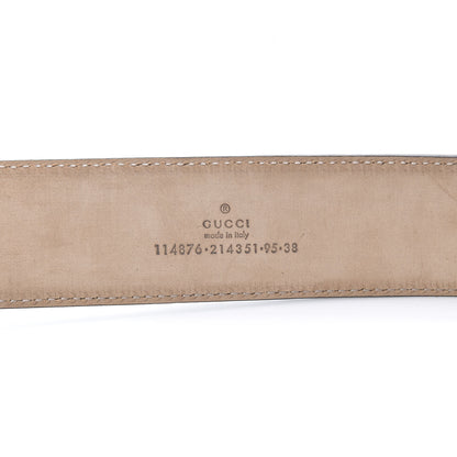 Gucci Guccissima Interlocking G Belt 95 38 Off White 3 of 6