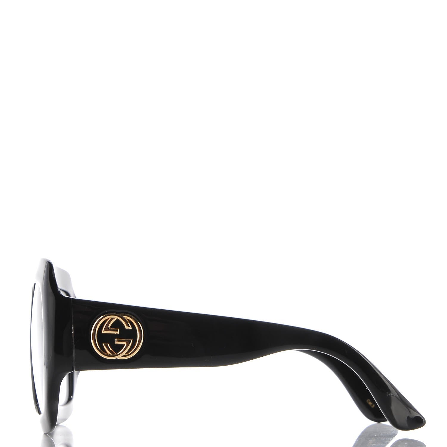 Gucci Acetate Square Frame Sunglasses GG0053S Black 3 of 8