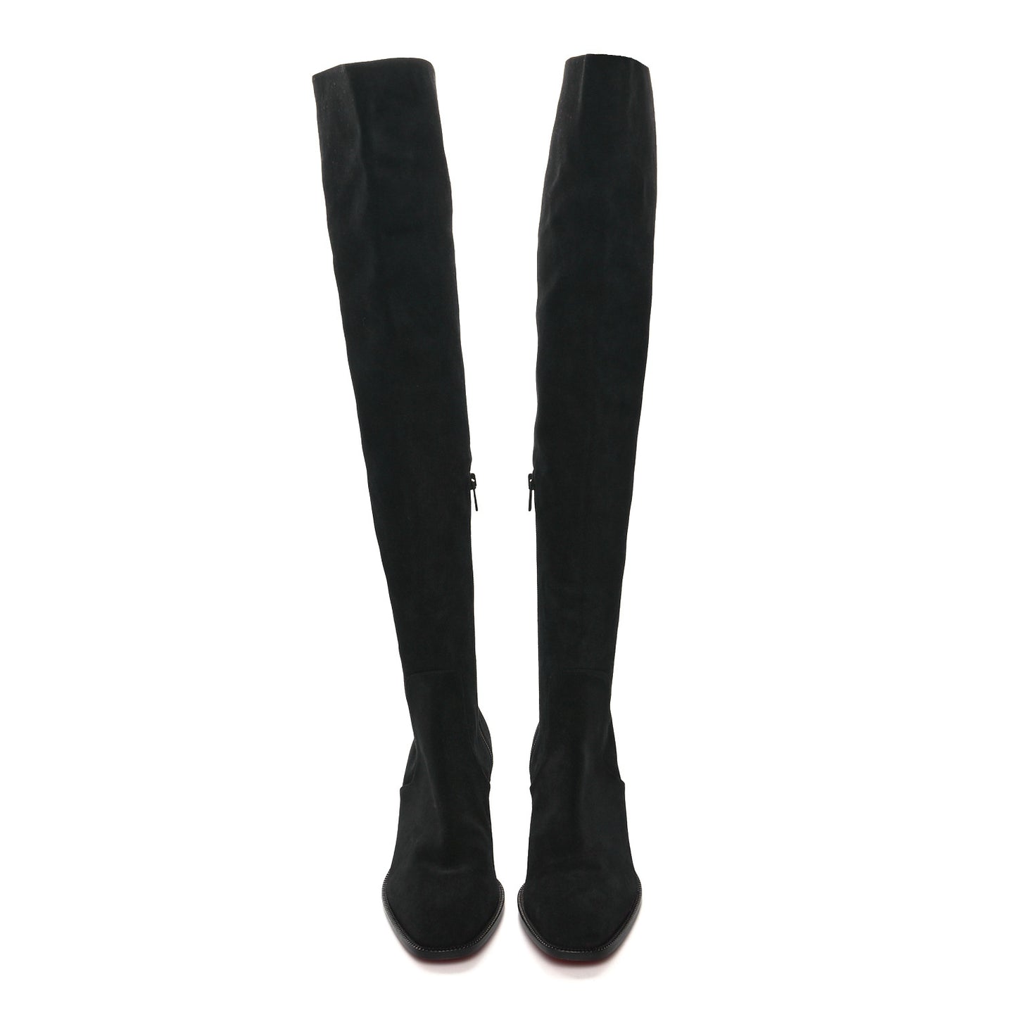 Suede Gazellou 55 Over The Knee Boots 38.5 Black
