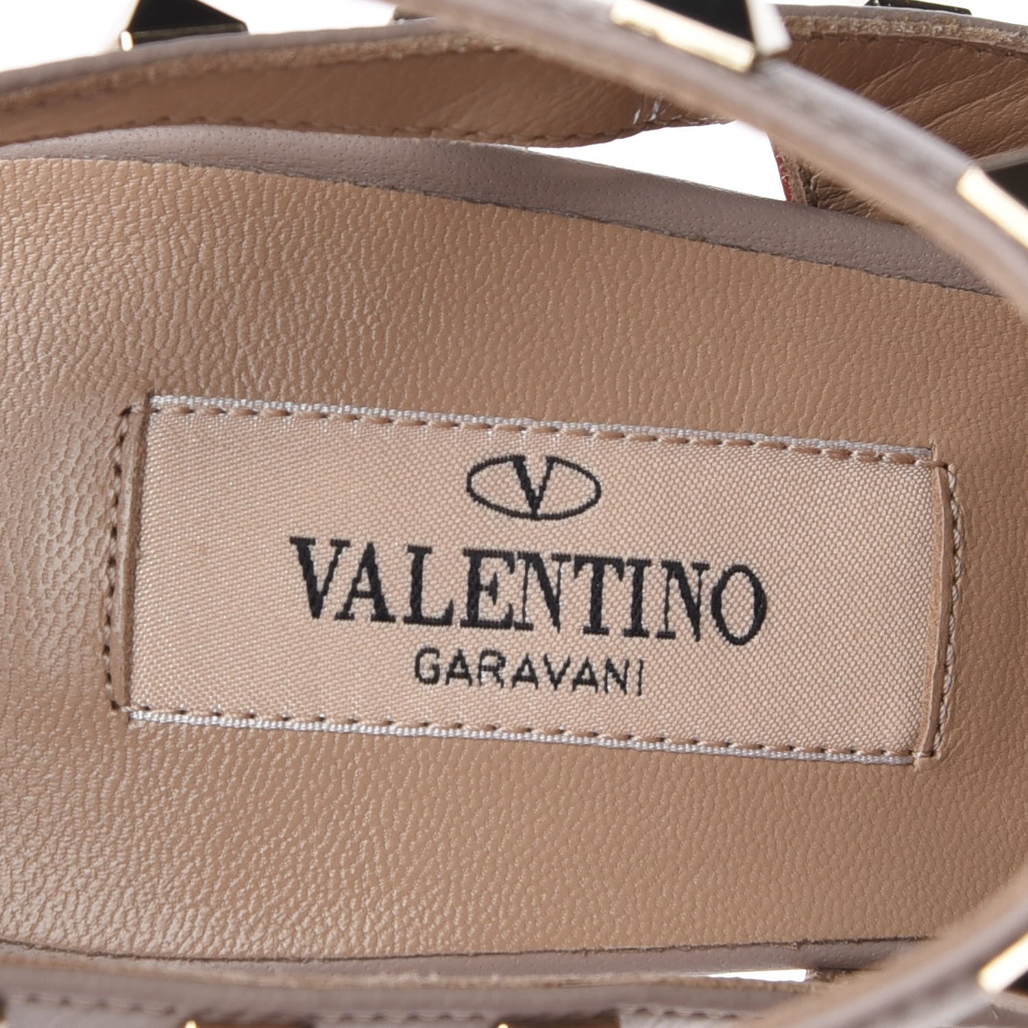 Valentino Garavani Calfskin Nappa Rockstud Ankle Strap 100mm Pumps 38 Orange Poudre 7 of 8