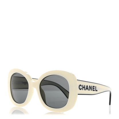 Chanel Acetate Sunglasses 71414A White 1 of 7