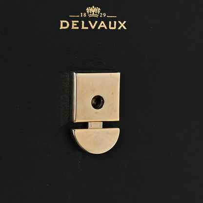 Delvaux Calfskin MM Tempete Satchel Black 16 of 22