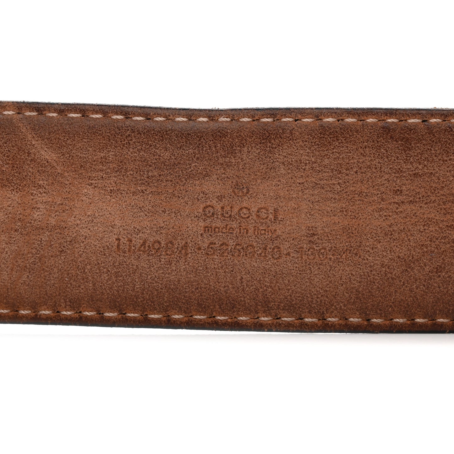 Guccissima Interlocking G Belt 85 34 Black