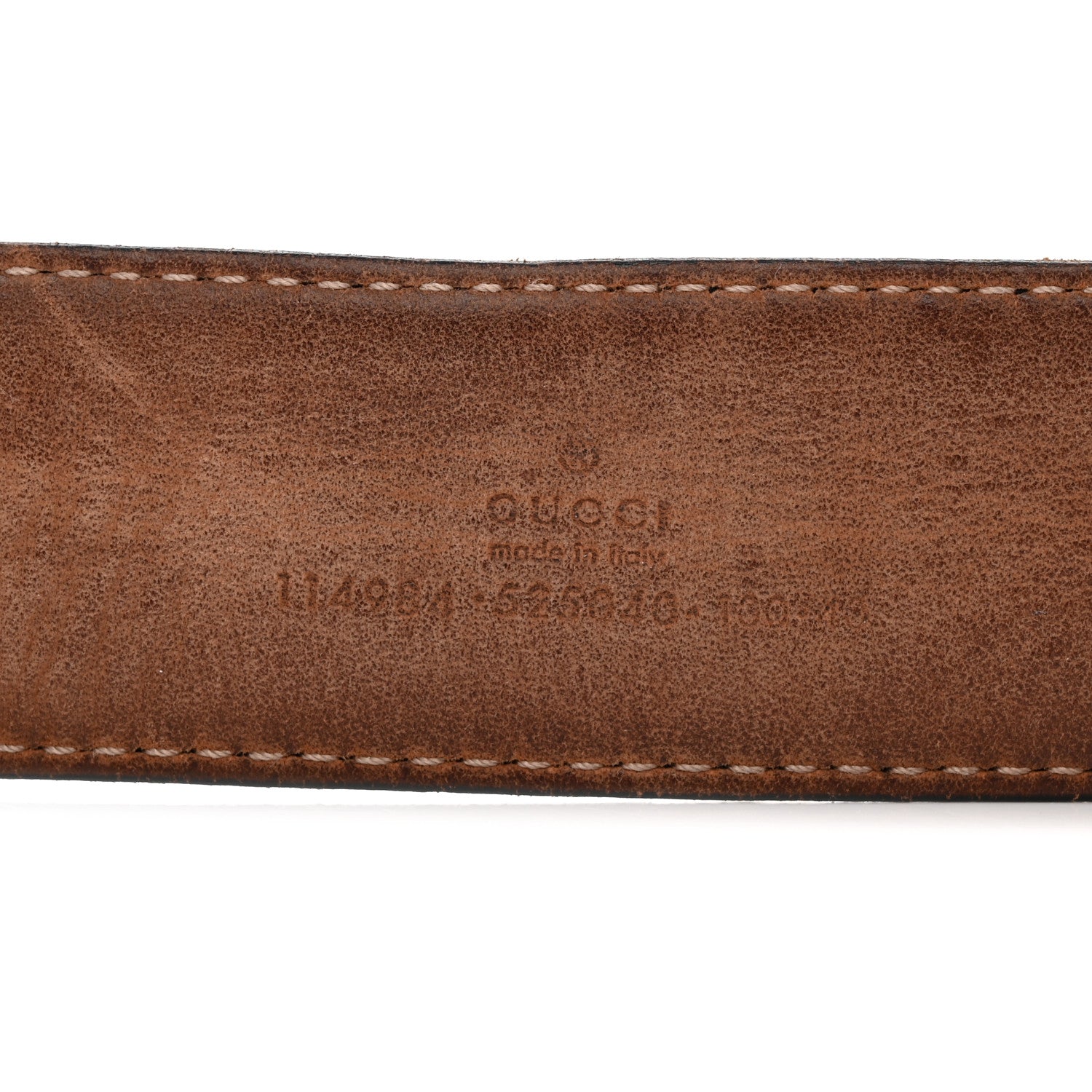 Gucci Guccissima Interlocking G Belt 85 34 Black 3 of 7