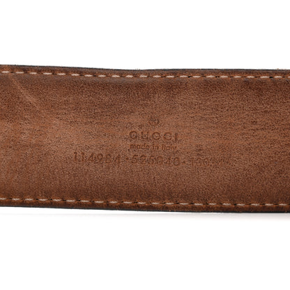 Gucci Guccissima Interlocking G Belt 85 34 Black 3 of 7