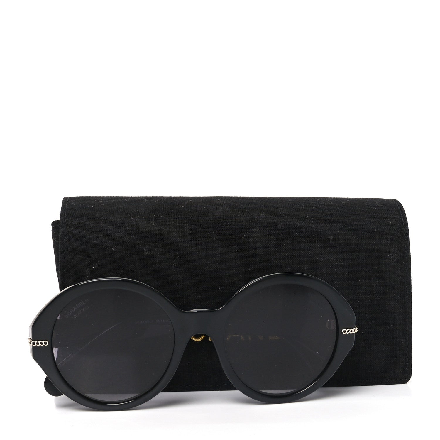 Chanel Acetate Chain Sunglasses 5511-A Black 7 of 7