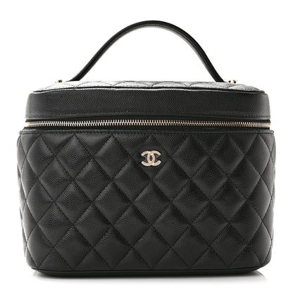 Chanel Caviar Quilted Large Vanity Pouch Black 1 of 9