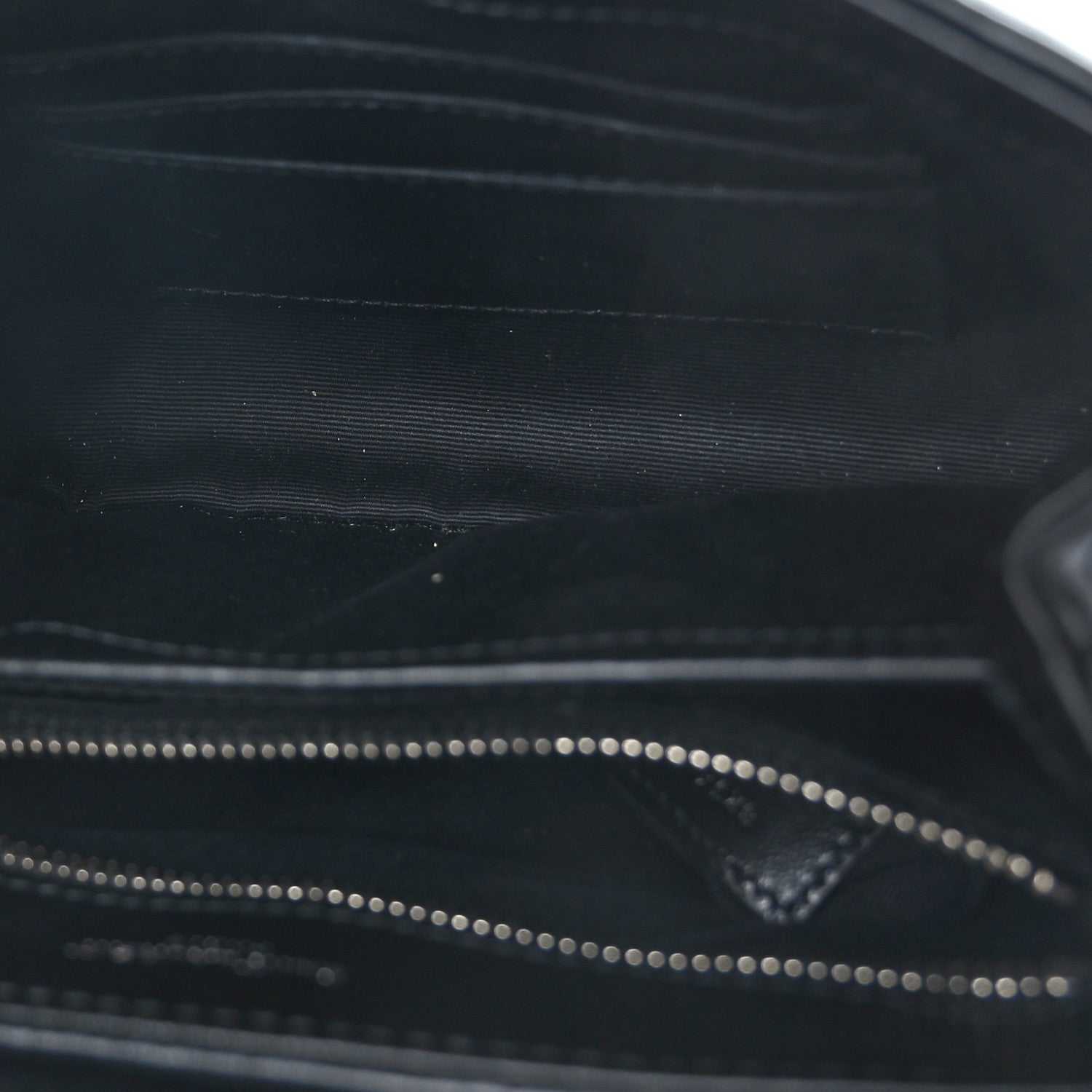 Saint Laurent Calfskin Y Quilted Monogram Toy Loulou Crossbody Bag Black 5 of 10