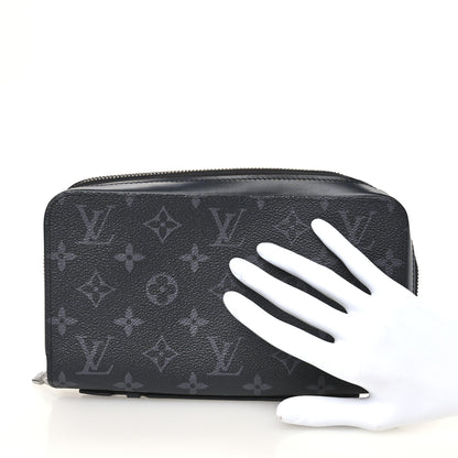 Louis Vuitton Monogram Eclipse Zippy XL Wallet 2 of 9