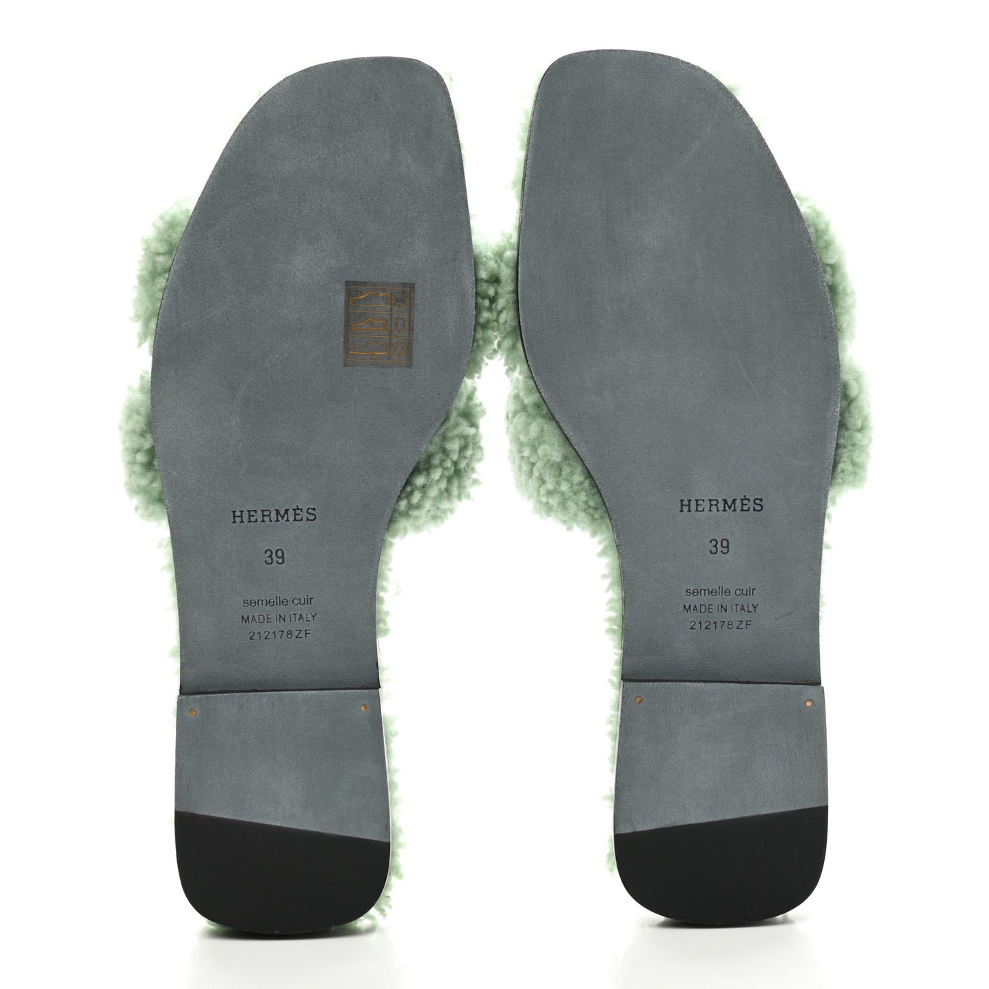 Woolskin Oran Sandals 39 Vert D’Eau
