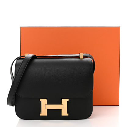 Hermes Epsom Constance 24 Black 12 of 12