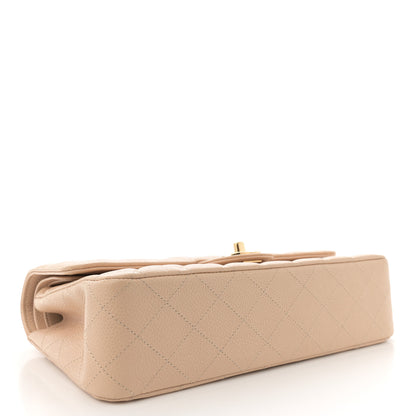 Chanel Caviar Quilted Medium Double Flap Beige 4 of 11