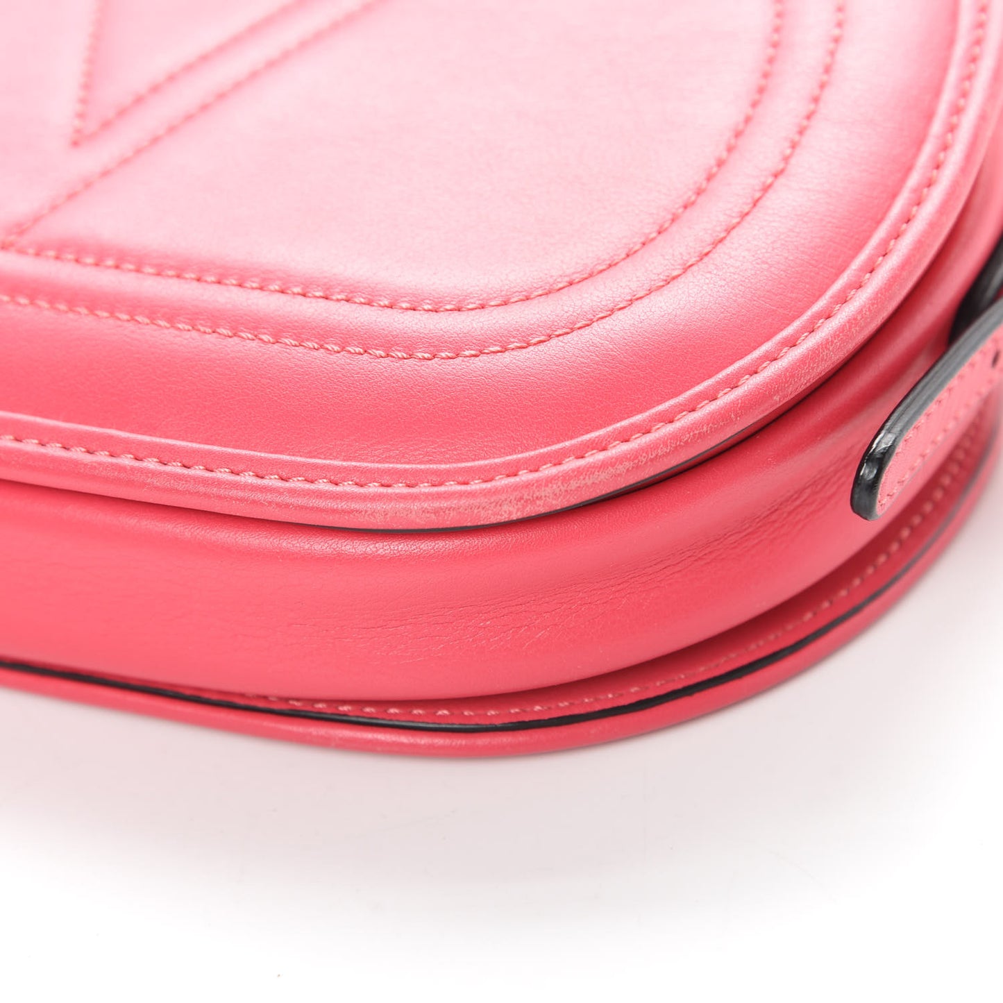 Vitello Small Logo Go Crossbody Bag Deep Rose