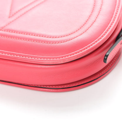 Valentino Garavani Vitello Small Logo Go Crossbody Bag Deep Rose 13 of 15